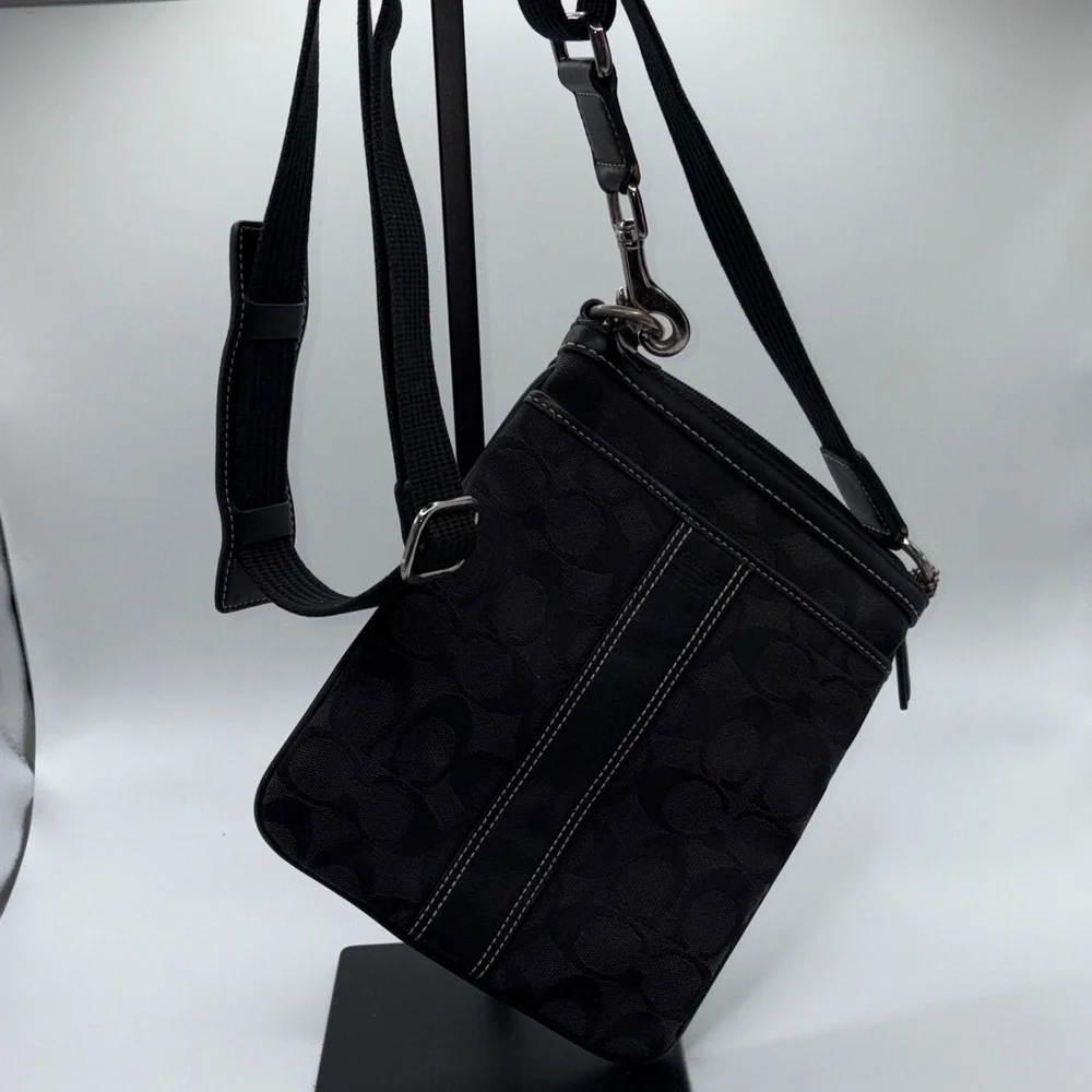 Coach Black Patterned crossbody Bag